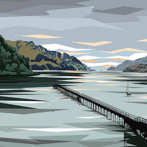Ira Mitchell: Governors Bay Jetty - Ira Mitchell