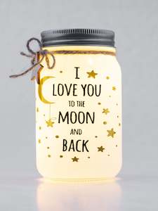 Stellar Haus: Sparkle Jar - Love You To The Moon & Back