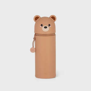 Pens: Legami Silicone Pencil Case - Teddy Bear