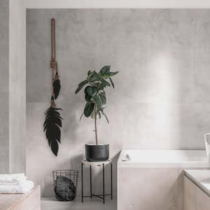 Hanging Feathers Large - Steel Wall Art