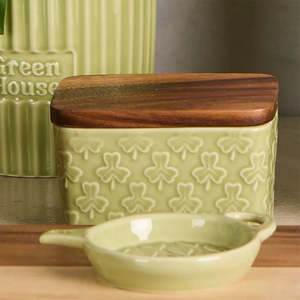 Butter Dishes: Clover Leaf Butter Dish