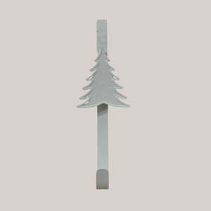 Christmas Misc: Silver Tree Door Hanger