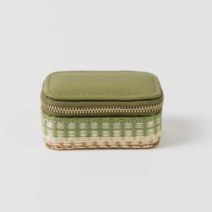 Jewellery Box Khaki Rectangle