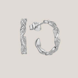 Connected Hoops - Silver