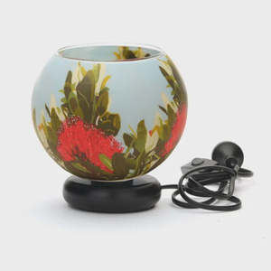 Glass Lamp, Pohutukawa Blush