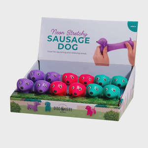 Novelty: Stretchy Sausage Dog - Neon