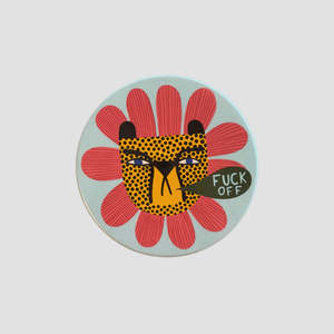 Studio Soph Ceramic Coaster - F*ck Off