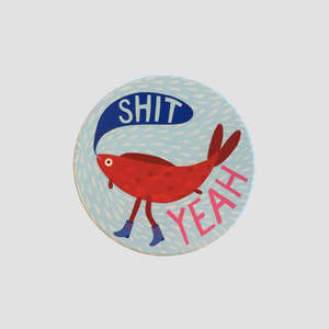 Studio Soph Ceramic Coaster - Sh*t Yeah