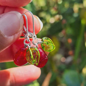 Rainey Design: Pomegranate Seed Earrings