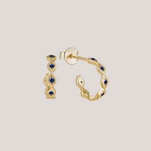 Eye of Clarity Hoops - Gold