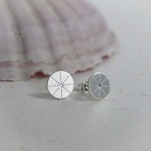 Kina And Moana Studs - Silver