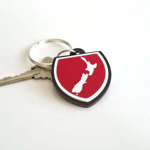 Highway Shields Keyring -Map