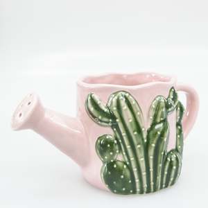 Homewares: Cactus Watering Can Planter