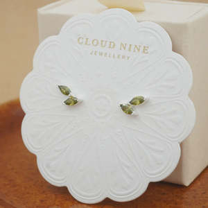 Cloud Nine Jewellery: Flourish Studs - Silver