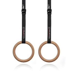 28mm Wooden Rings + Strap Set