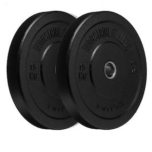 Olympic Plates: 15KG Nitro Bumper Plates - Pair