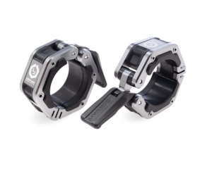 Barbell Collars: Lock-Jaw Flex - Grey