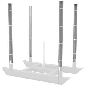 2 x Premium Alloy Pole only