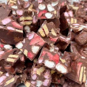 Rocky Road: Strawberry Milk Chocolate Rocky Road