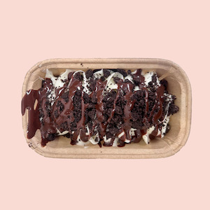 Brownie: Cookies and Cream Brownie Boat