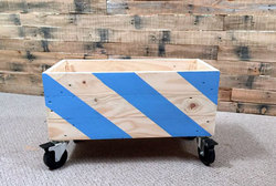 Products: Blue streaked storage crate