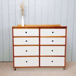 Upcycled Furniture: Rimu chest of 8 drawers: sold
