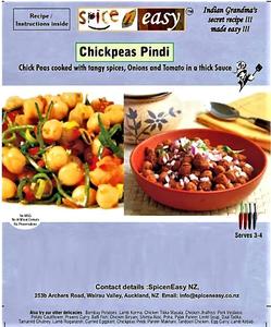 Chickpeas Pindi - New Zealand SpicenEasy
