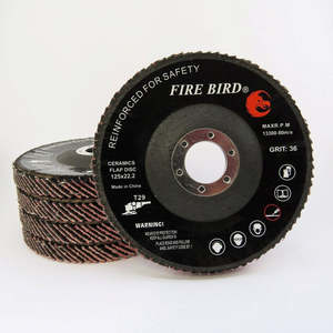 Fire Bird Ceramic Flap Disc 125 X 22 X 60P