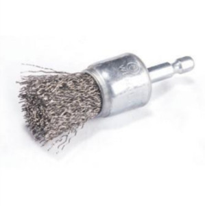 Fire Bird WIRE BRUSH HEX SHANK CUP TYPE CRIMPED 19 MM  STEEL