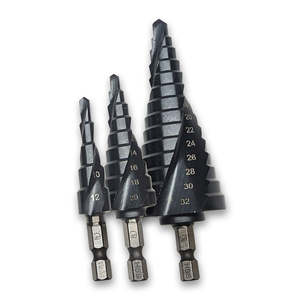 Fire Bird Step drill 4-20MM BLACK spiral