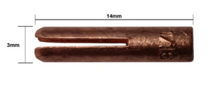 Fire Bird 1.6mm tig collet 53n14 2pk