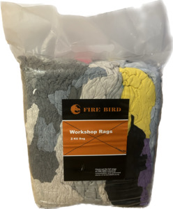 Fire Bird Rags mixed cotton compressed 2kg