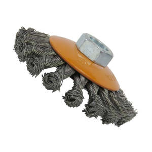 Fire Bird WIRE BRUSH GRINDER TWISTED CUP BRUSH BEVEL 100MM M14X2