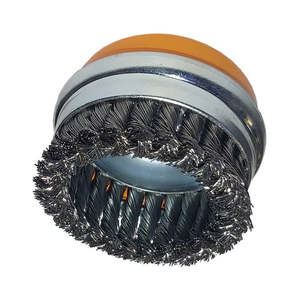 Fire Bird WIRE BRUSH GRINDER CUP BRUSH TWISTED 125MM M14X2 MILD STEEL