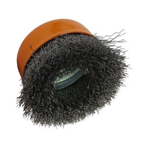 Fire Bird WIRE BRUSH GRINDER CUP BRUSH CRIMPED 100MM M14X2 MILD STEEL