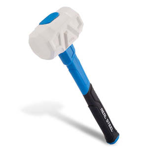 Vanquish: Real Steel- 16Oz White Rubber Mallet