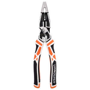 Vanquish Pliers: Vanquish- Multi-Use Longnose Pliers, 8-inch