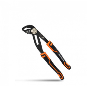 Vanquish Pliers: Vanquish- 12-inch Rapid Adjustment Curved Jaw Groove Joint Pliers