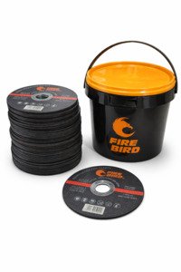 Abrasives Cutting And Grinding Discs: Fire Bird Cutting Disc 100PK bucket 125 X 1