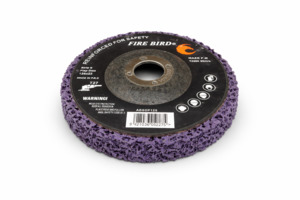 Abrasives Cutting And Grinding Discs: Fire Bird STRIP DISC PURPLE 125MM