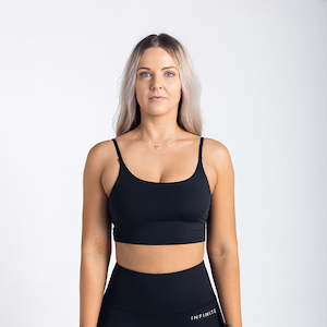 Tops: Aura Black Sports Bra