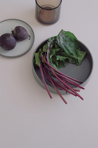 LIFESTORE: Shallow Bowl 255mm - Dark Grey