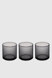 LIFESTORE: Tumbler 85mm - Grey SET OF 3