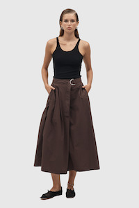 WOMENS: Henry Skirt - Chocolate