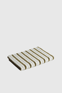 Bathroom: Echo Bath Mat - Caper / Chalk