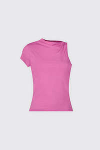 Womens Singlets: Hilton Top - Dark Fuchsia