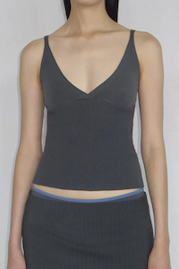 Womens Singlets: Che Top - Grey