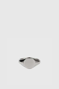 Womens Rings: Sunset Signet Ring - Sterling Silver