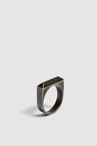 Womens Rings: Fifth Ring - Oxidised Silver