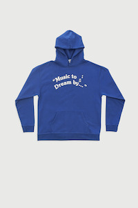 Mens Hoodies: Music To Dream By Fleece Pullover Hood - Sea